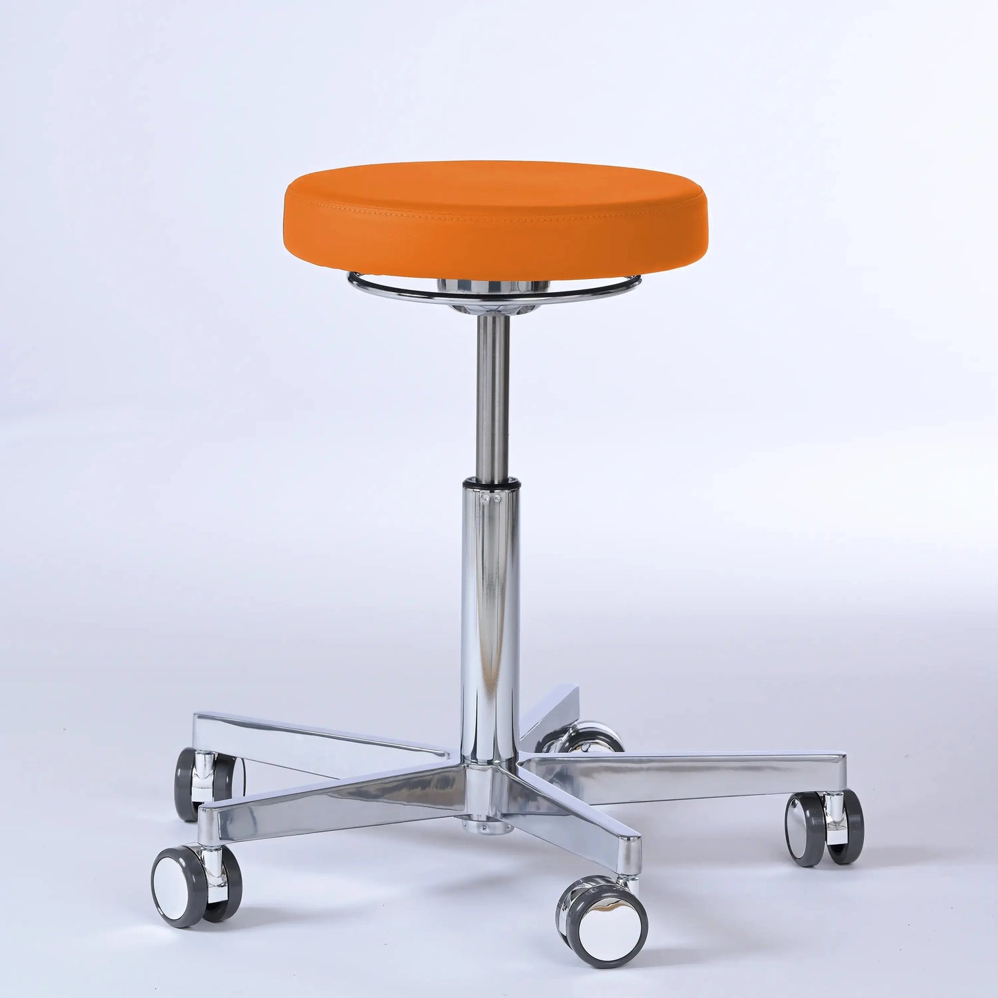 Drehhocker Lantinus – Gestell chrom mit Rollen -  - Lacontaire