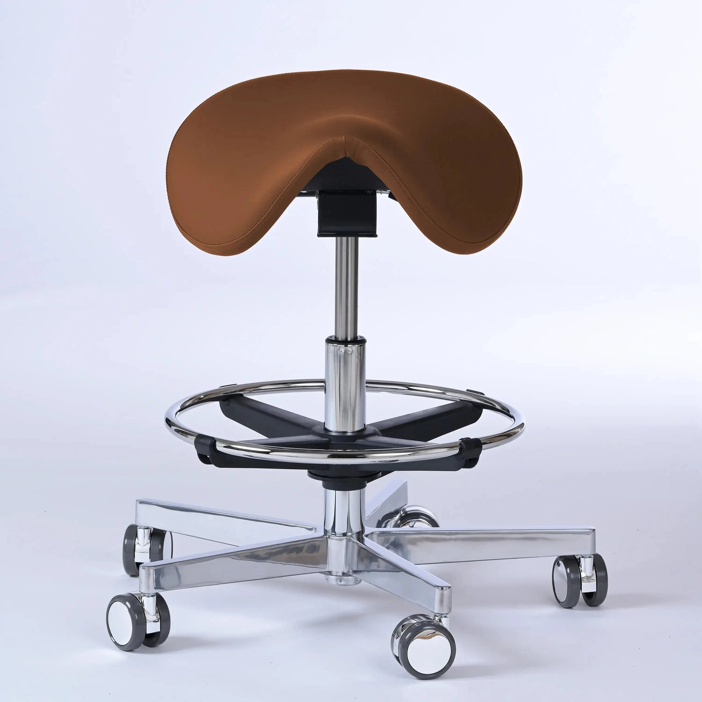 Sattelhocker Garwin – Gestell chrom mit Rollen -  - Lacontaire