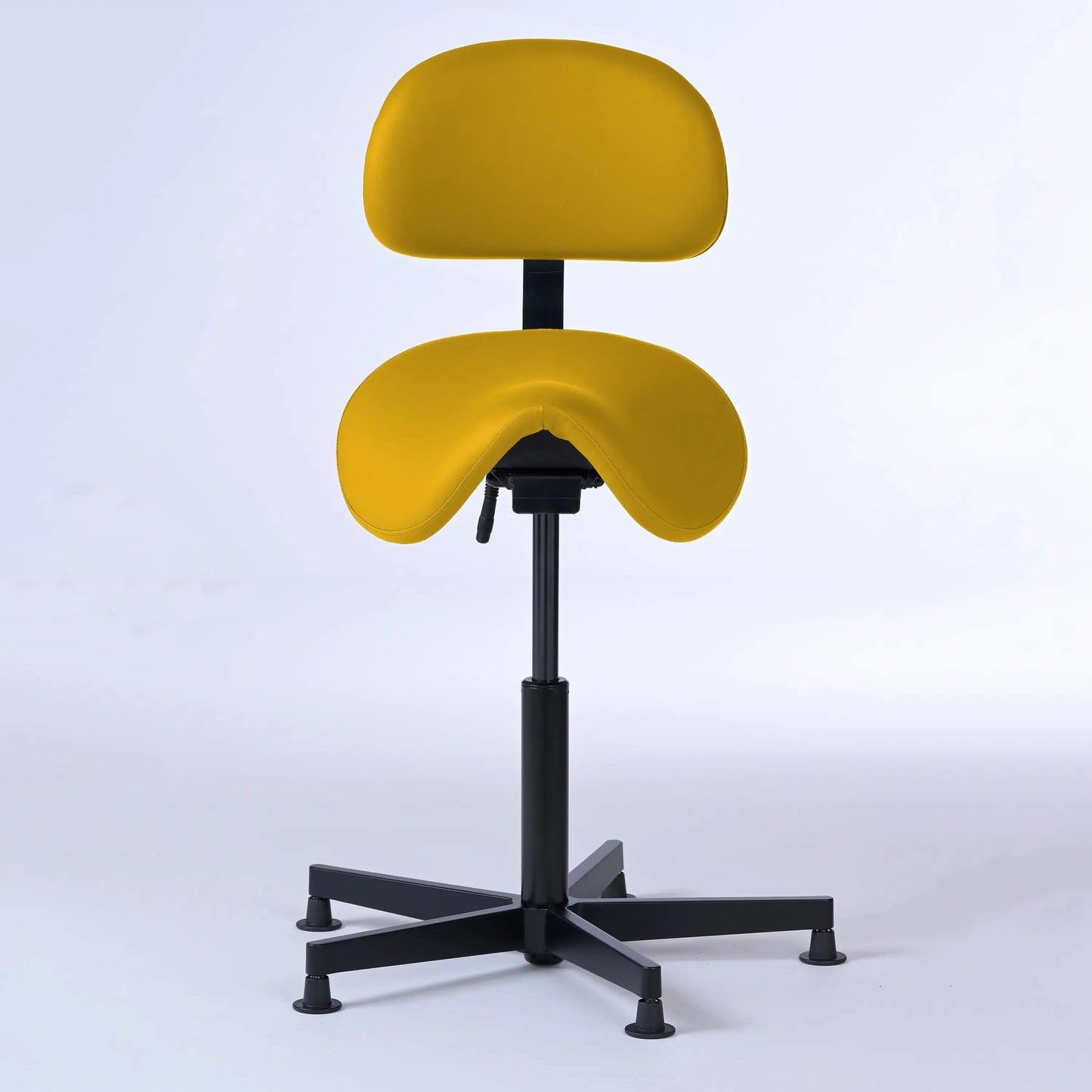 Stehhocker mit Rückenlehne Garwin – Gestell Aluminium mit Gleitern -  - Lacontaire