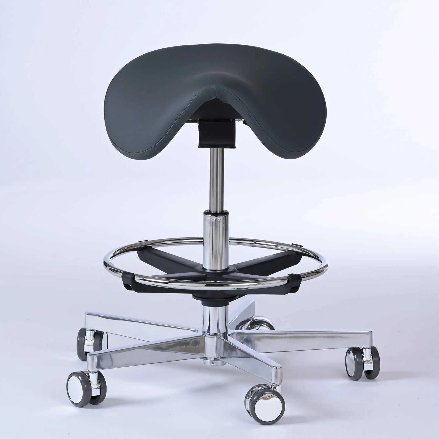 Sattelhocker Garwin – Gestell chrom mit Rollen -  - Lacontaire